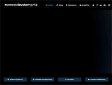 Tablet Screenshot of ernestogbustamante.com